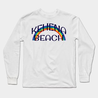 Kehena Beach Rainbow Long Sleeve T-Shirt